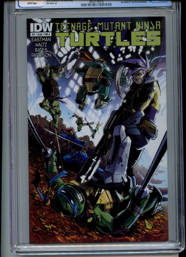 Teenage Mutant Ninja Turtles #17 CGC 9.8 White Pages 2012