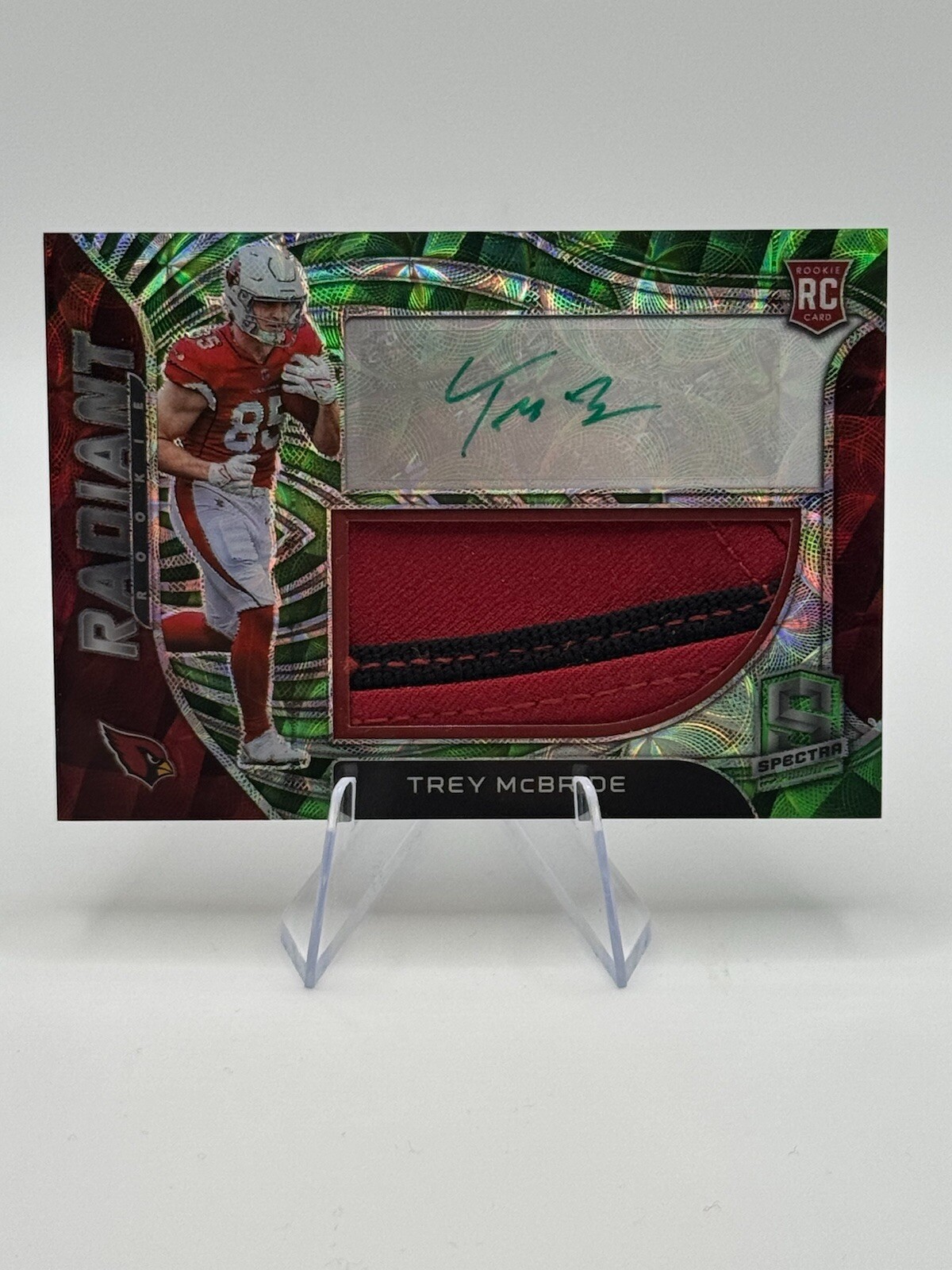 2022 Panini Spectra - Trey McBride #RAD-TMB RC /35 RPA Green Neon RC