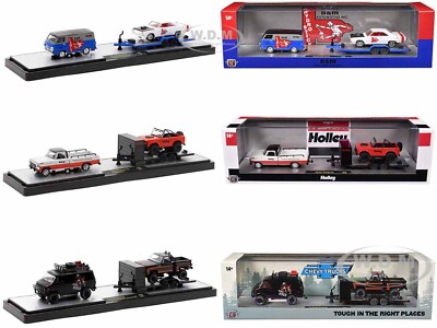 AUTO HAULERS RELEASE 79, 3 TRUCKS SET 1/64 DIECAST MODELS M2 AUTO HAULERS RELEASE 79, 3 TRUCKS SET 1/64 DIECAST MODELS M2