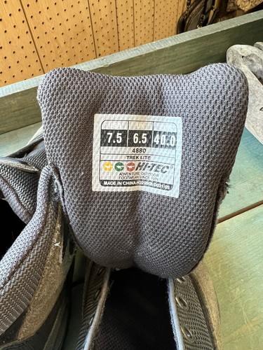 Botas de senderismo de gamuza de alta tecnología para hombre 7,5 modelo 4880 *sin cordones - Imagen 6 de 9