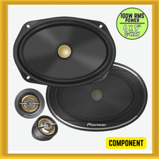 Altavoz componente de audio bidireccional para automóvil Pioneer TS-A6901C 6 x 9" 100 W RMS (PAR)