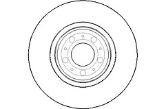 PASST VOLVO S60 00> BREMSSCHEIBE VORNE NBD1589 - Bild 1 von 1