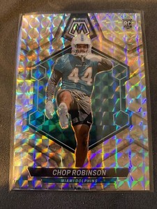 2024 Panini Mosaic - Silver Mosaic Prizm #321 Chop Robinson - Dolphins