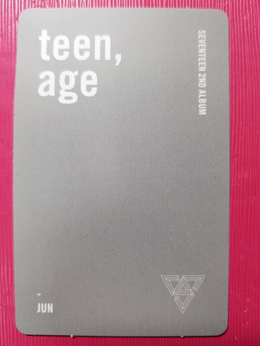 SEVENTEEN ホシ teen age white トレカ SEVENTEEN ホシ teen age white トレカ SEVENTEEN 2nd album