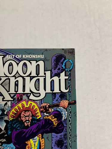 Moon Knight #4 - Fist of Khonshu 1985 Alan Zelenetz Chris Warner Marvel Comics - Picture 3 of 6