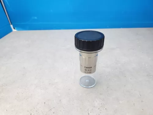 Mitutoyo / Camtek 5X/0.14 f=200 Microscope Objective Lens