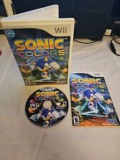 Sonic Colors (Nintendo Wii, 2010) CIB Tested Working Used Complete W/ Booklet