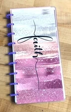 Faith Cross Cover Set 4 use with Skinny Classic Happy Planner~