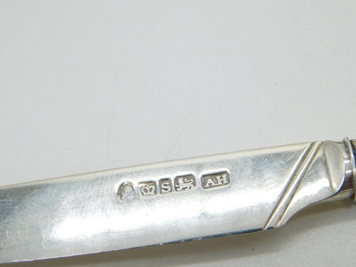 George III Boxed Sterling Silver Christening Cutlery Set Antique 1807 Sheffield - 第 4/6 張圖片