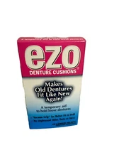 Ezo Denture Cushions Lower Heavy Vacuum Grip - 1 Box of 15 New Loose Aid Custom