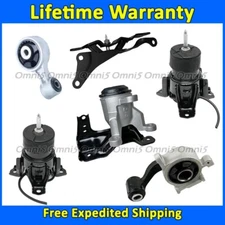 K3681 Engine Motor & Transmission Mount Set 6pc For 2009-2014 Nissan Maxima 3.5L