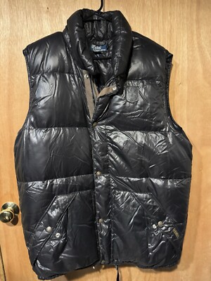 ジャケット・アウター Ralph Lauren Leather Coating Down Vest Ralph Lauren Oversized XL Tall Down Puffer Vest | eBay