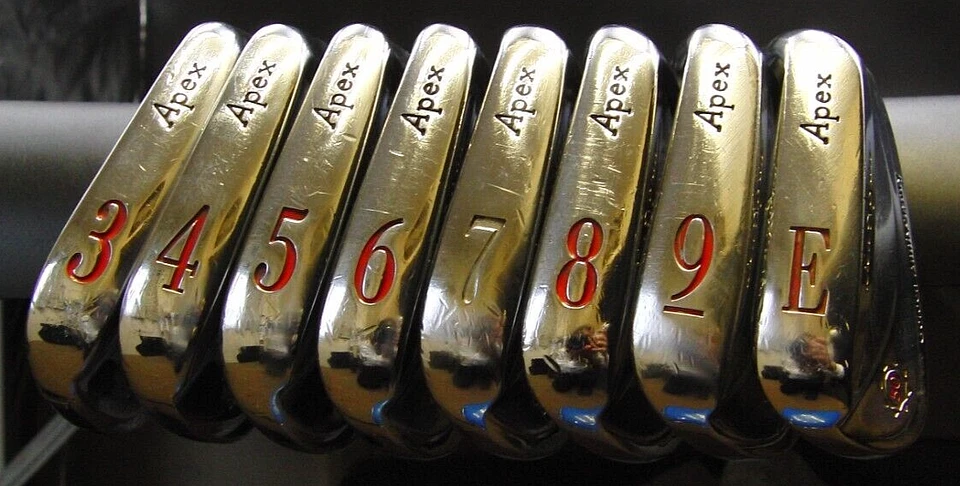 Set of 8 x Ben Hogan Apex 50th Anniversary Irons 3-PW Extra Stiff Steel Shafts - Image 4 of 4