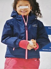 Mädchen Schneejacke Winterjacke Skijacke 3000mm Gr.98/104 blau/pink NEU