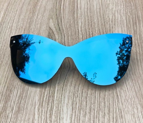 Oversized Large Cat Eye Butterfly Mirrored Shield Aviator HILLS Sunglasses 7310 - 第 4/13 張圖片