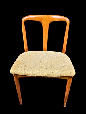 Set of 4 D-Scan Teak Dining Chairs - MCM Danish Modern, Johannes