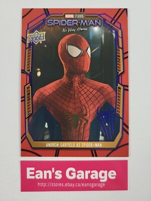 Upper Deck 2023 The Amazing Spider-Man Ensemble Parallel Blue foil card E-2 MN