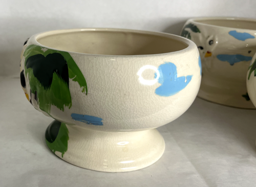 Set di tre rare sirene vintage Scorpion Tiki Bowl Hula Girls Giappone Sang Kung - Foto 3 di 21