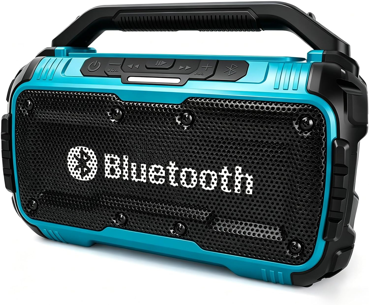 Cordless Bluetooth Speaker Compatible with Makita 18V Max Batterty, 80W Portable
