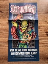Sleepwalker 1991 Marvel Comic Promo Poster 22 x 11 Bret Blevins Bob Budiansky