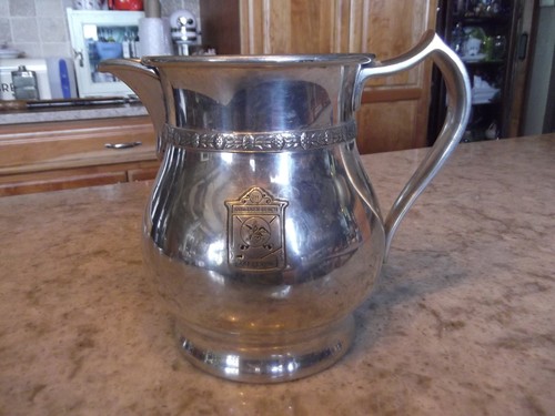 Vintage Anheuser Busch Golf Classic Pewter Water Pitcher By Shirley Virginia - Picture 3 of 6