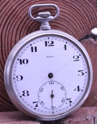 SAVA MEN'S POCKET WATCH 46.5mm FOR REPAIR (JJ)