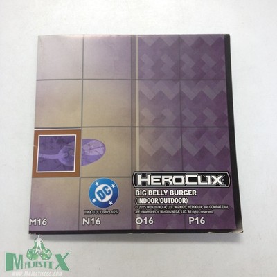 Heroclix DC Starter Set 2026 Big Belly Burger map!