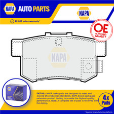 Set pastiglie freno adatte per HONDA INTEGRA 2.0 posteriori 2002 su NAPA 06430S0AJ00 06430S2A000