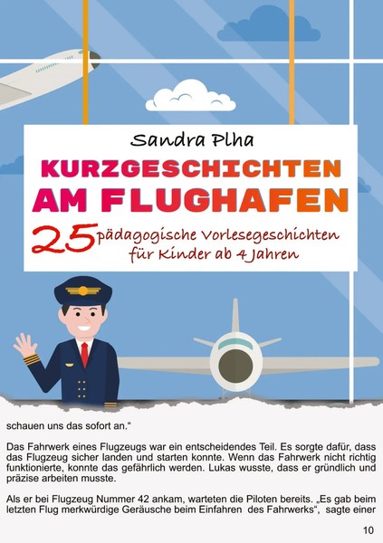 Kitafix-Kurzgeschichten Am Flughafen Sandra Plha Taschenbuch 152 S. Deutsch 2024-image