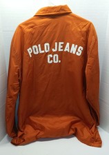 Vintage Polo Ralph Lauren Spell Out Lined Track Jacket - Men's Large RARE