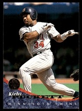 Kirby Puckett 1994 Leaf #294 Minnesota Twins MLB READ FREE SHIPPING AutographDen