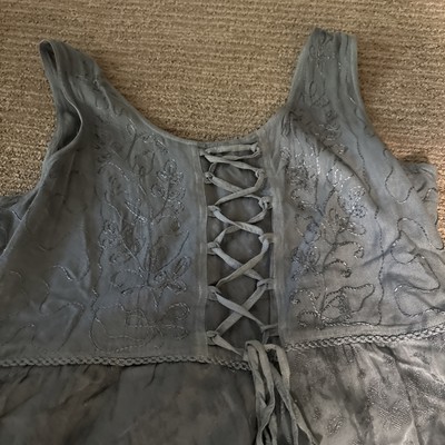 Scully Lace-Up Front Womens Sleeveless Dress HC118 - XL | eBay
