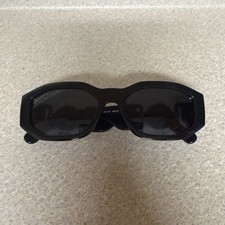 Versace Gold Medusa Head Black Sunglasses *CHECK DESCRIPTION*