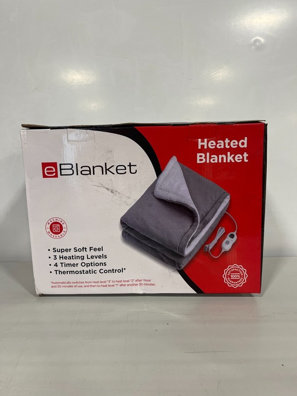 eBlanket HEATED BLANKET-New Sealed
