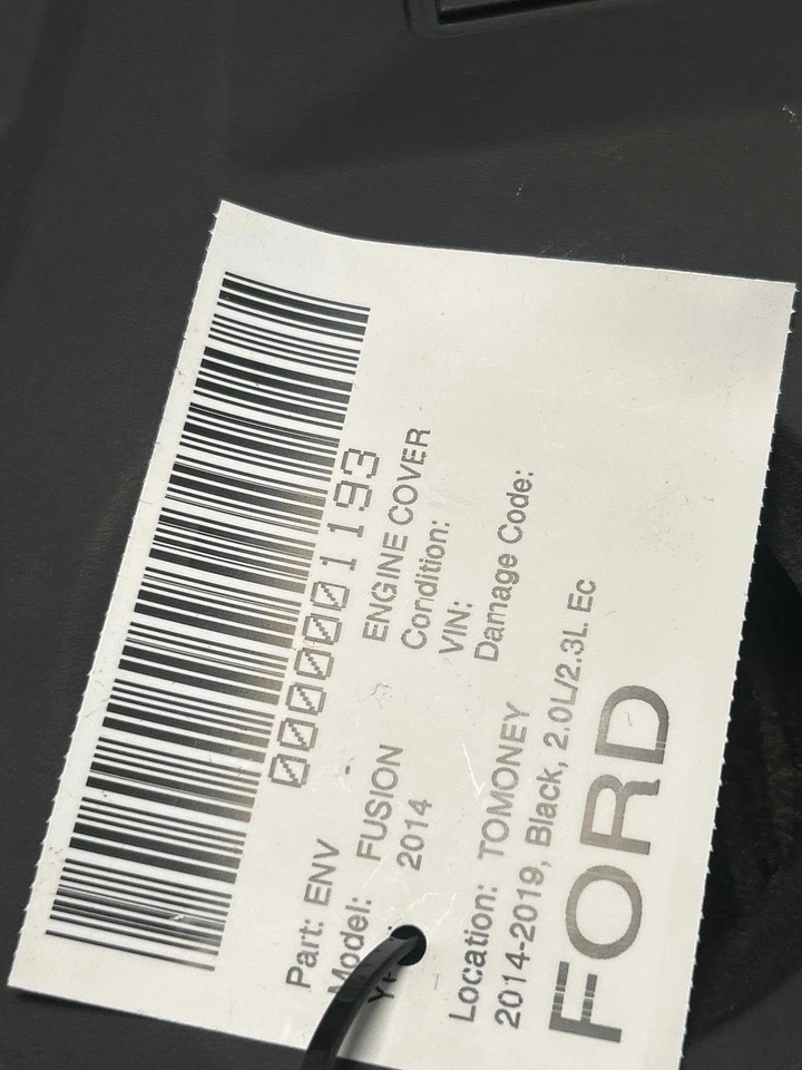 Fits 2014 Ford Fusion Engine Cover OEM:DS7G6A949L Foto 4 de 4
