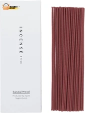 Kyoto Sandalwood Incense Sticks - Japanese Temple Aroma, Ideal for Relaxation &