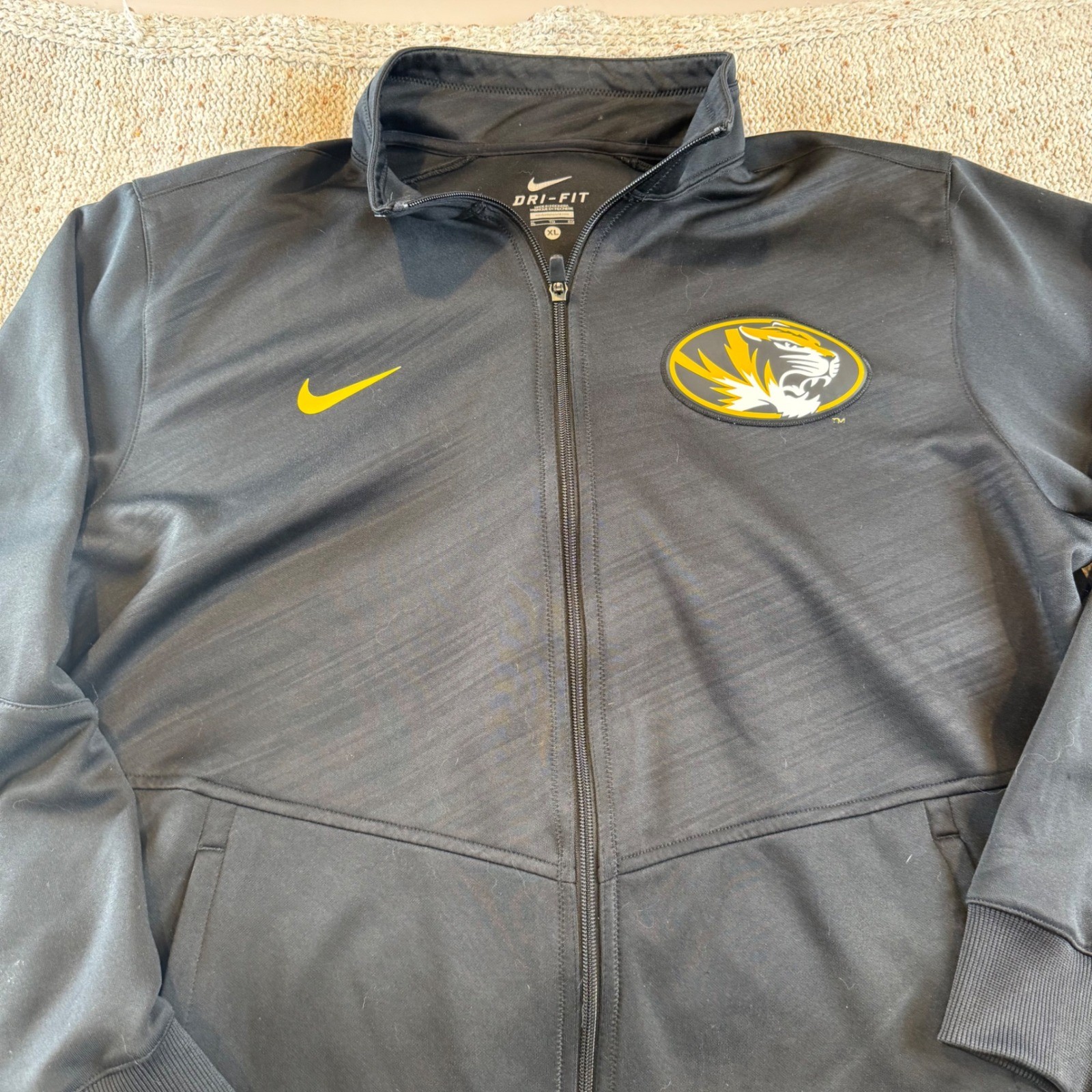 SACAI X NIKE Nike Dri FIT Missouri Tigers Giacca XL Full Zip Nero Uomo