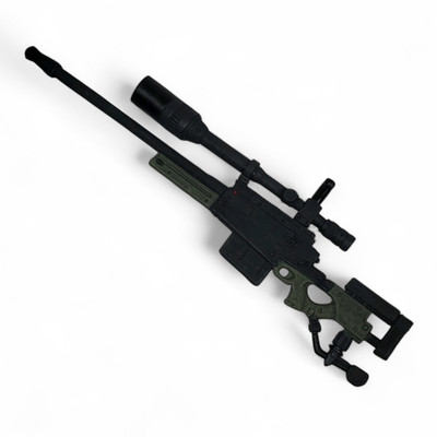 MARVEL FIGURE SNIPER RIFLE GUN PART KITBASH CUSTOM DIAMOND SELECT 1:10 SCALE