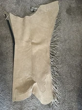 Bonnie Caylor Custom Made Quality Suede Leather Show Chaps M-L. Tall