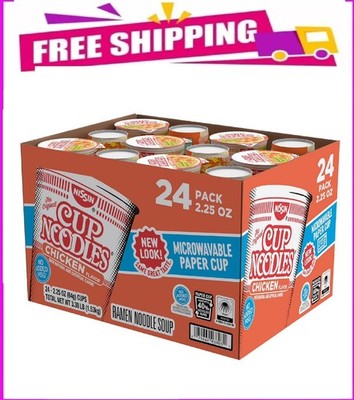 Nissin Cup Noodles, Chicken Flavor 2.25 oz., 24 ct.