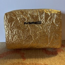 MAC Cosmetics Gold Crinkle Holiday Makeup Bag