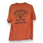 Harley Davidson Motor Clothes Vintage Youngstown, Ohio Shirt 90s XL Made in USA