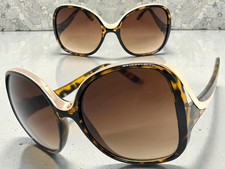 OVERSIZE EXAGGERATED Classic Vintage Retro Style SUNGLASSES Large Tortoise Frame
