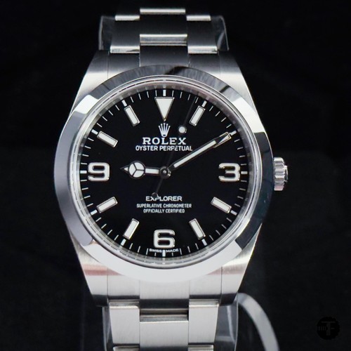 2017 39mm Rolex Explorer MK2 214270 Steel Full Set Black Dial