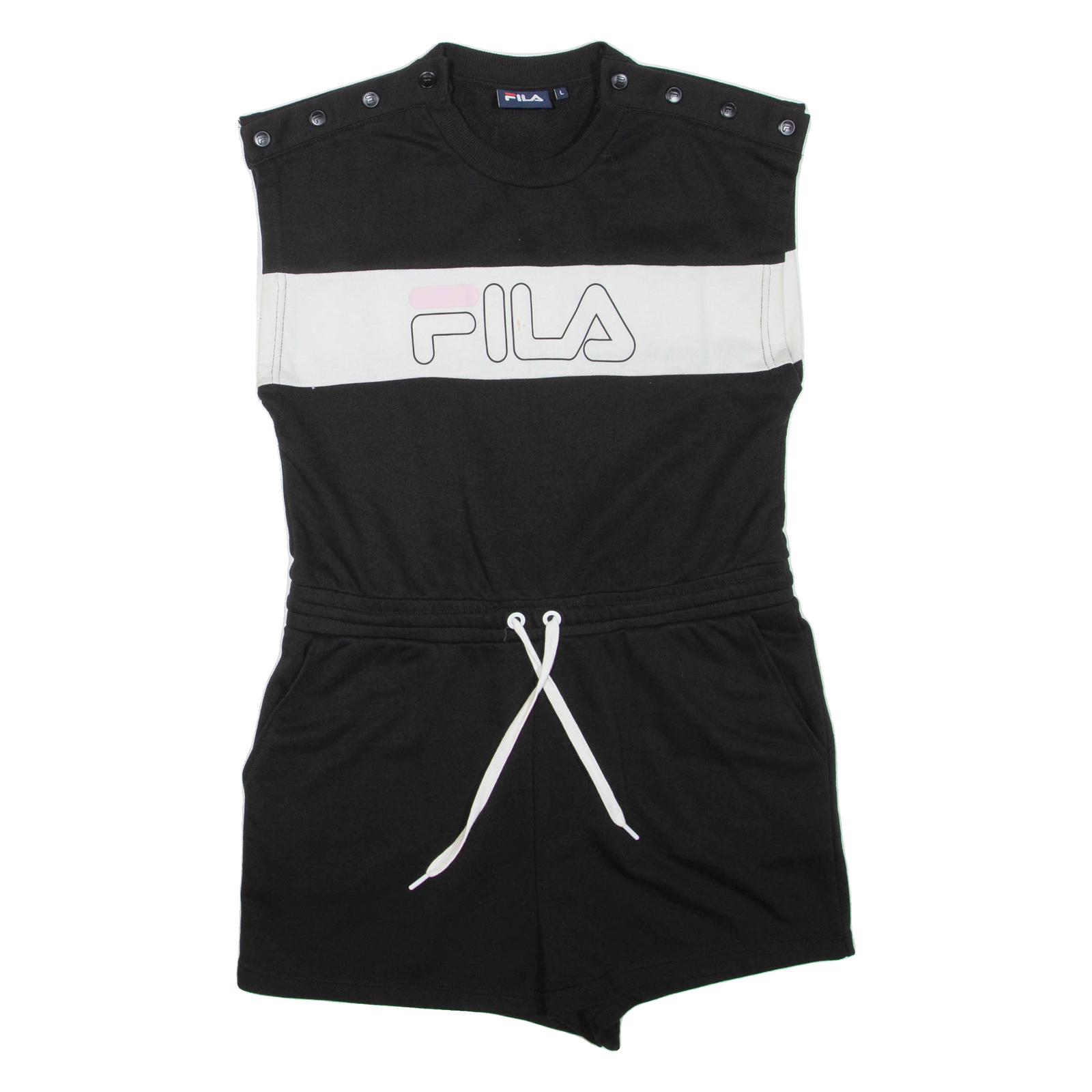 FILA Tuta da gioco donna nera gamba larga L