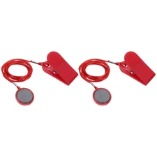 1.26''Universal Treadmill Magnet Safety Key with Black Magnet,Round 2pcs