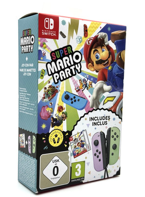 Super Mario Party + Joy-Con Set Nintendo Switch Controller und Spiel NEU