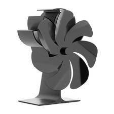 7-Blade Heat Powered Stove Fireplace Fan for Home Log Burning Fireplace