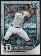 2025 Bowman #59 Jace Jung Chrome Base Set Mega Refractor Mojo RC
