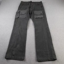 Avirex Mens Trousers W31 L31 Khaki Green Air Service Cargo Military Army 31x31